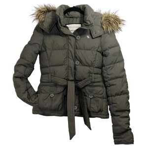 ABERCROMBIE AND FITCH Feather & Down Parka Girls XL
